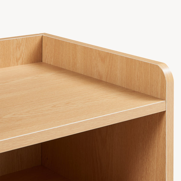 Table de chevet Bordkak 45 x 36 x 34 cm effet chêne blanc [en.casa]