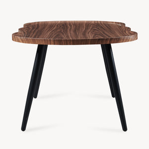 Table basse Ken 100 x 60 x 47 cm aspect noyer [en.casa]