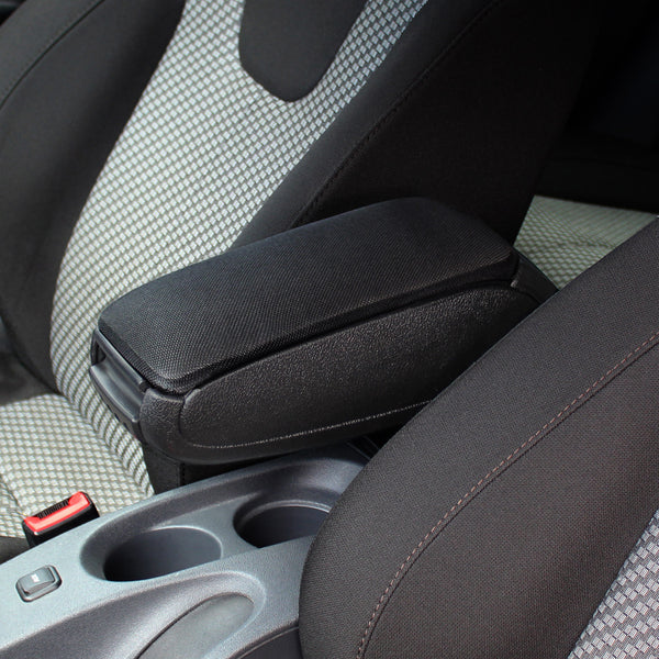 [pro.tec] Accoudoir - avec compartiment - rembourré - Skoda Fabia III Typ NJ - noir - gris Skoda Fabia III Typ NJ