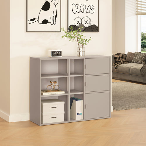 Archiefkast Kliri 81x100x32 cm camel [en.casa] 