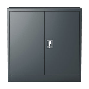 [en.casa] Kantoorkast Molise metaal met slot sleutels 90x40x90 cm - 4 varianten