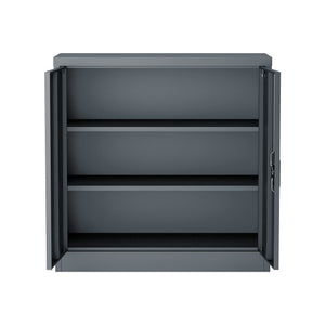 [en.casa] Kantoorkast Molise metaal met slot sleutels 90x40x90 cm - 4 varianten
