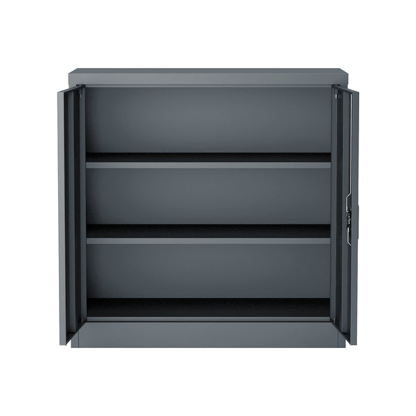 [en.casa] Kantoorkast Molise metaal met slot sleutels 90x40x90 cm - 4 varianten