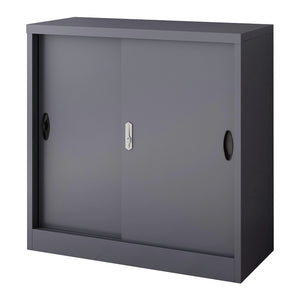 Casier de bureau Rieti acier laqué 90 x 40 x 90 cm [en.casa]
