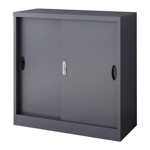 Casier de bureau Rieti acier laqué 90 x 40 x 90 cm [en.casa]