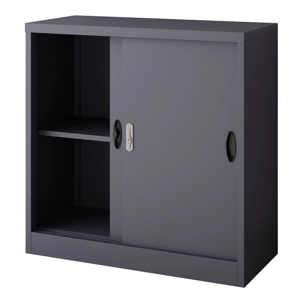 Casier de bureau Rieti acier laqué 90 x 40 x 90 cm [en.casa]