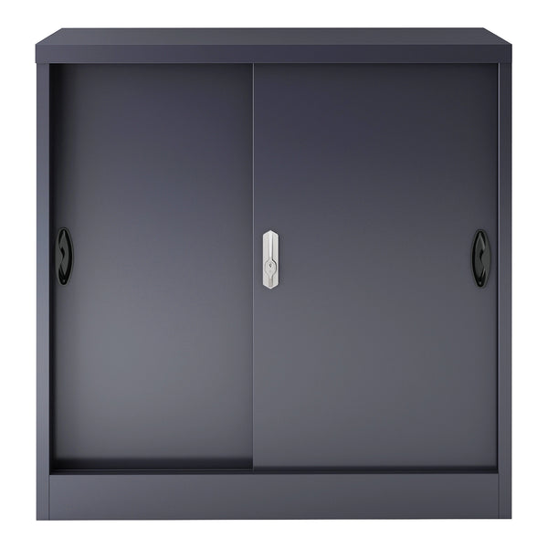 Casier de bureau Rieti acier laqué 90 x 40 x 90 cm [en.casa]