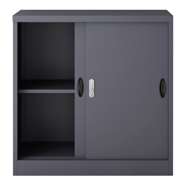 Casier de bureau Rieti acier laqué 90 x 40 x 90 cm [en.casa]