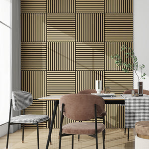 Lot de 4 panneaux acoustiques Vang 1,44 m²  NEU.HOLZ