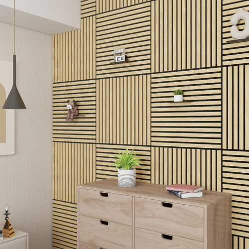 Lot de 4 panneaux acoustiques Vang 1,44 m²  NEU.HOLZ