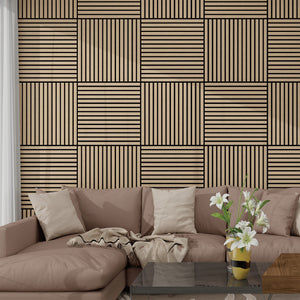 Lot de 4 panneaux acoustiques Vang 1,44 m²  NEU.HOLZ