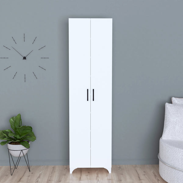 [en.casa] 2-deurs kast Strömsund met planken 177,5x48,5x32 cm - 4 varianten