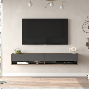 Meuble TV Laitila à porte [en.casa]