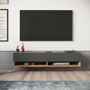 Meuble TV Laitila à porte [en.casa]