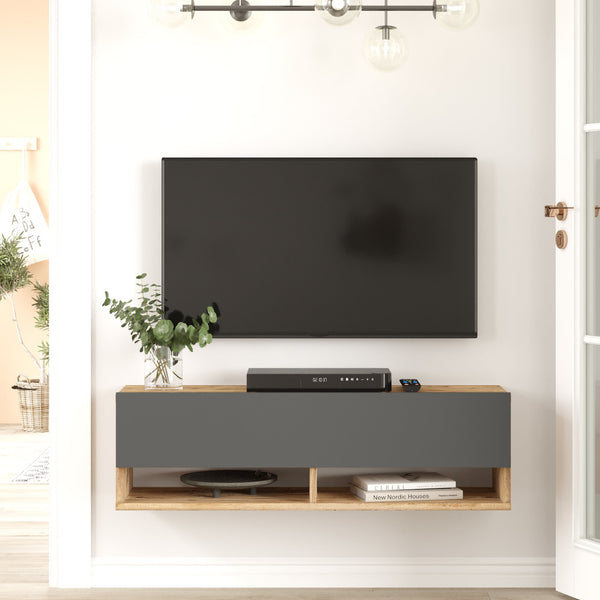 Meuble TV Laitila à porte [en.casa]
