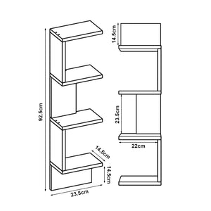 Wandrekset Omn 93x24x15 cm [en.casa]