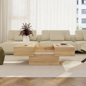 Table basse extensible Lens 80 x 60 x 36 cm [en.casa] 