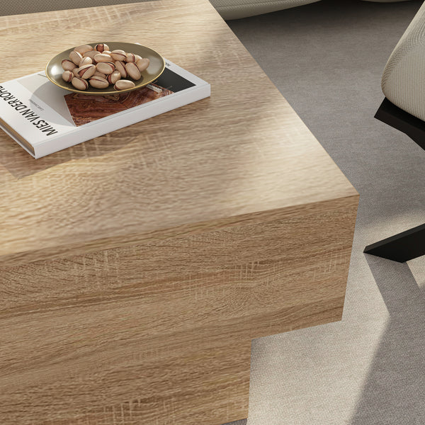 Table basse extensible Lens 80 x 60 x 36 cm [en.casa] 