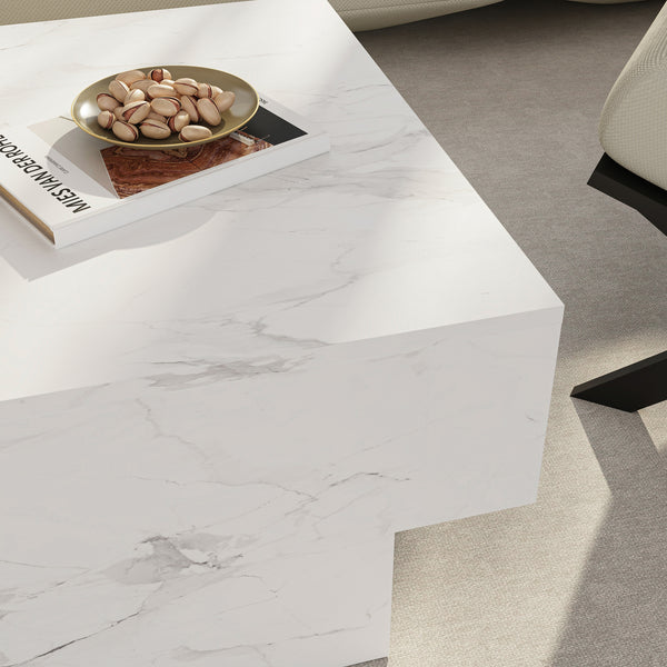 Table basse extensible Lens 80 x 60 x 36 cm [en.casa] 