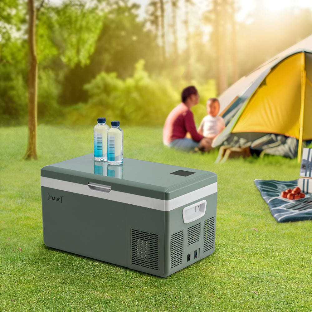 Glacière électrique portable Arnesano vert militaire in.tec