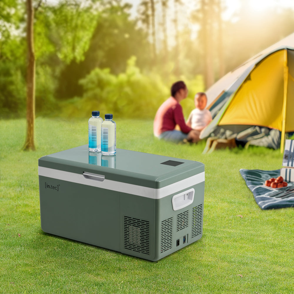 Glacière électrique portable Arnesano vert militaire in.tec