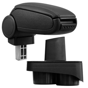 Middenarmsteun VW Polo 9N met opbergvak in verschillende uitvoeringen Zwart pro.tec - premiumXL