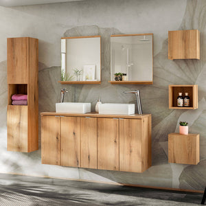 Wandrek Newport voor badkamer 25x27x21 cm [en.casa]