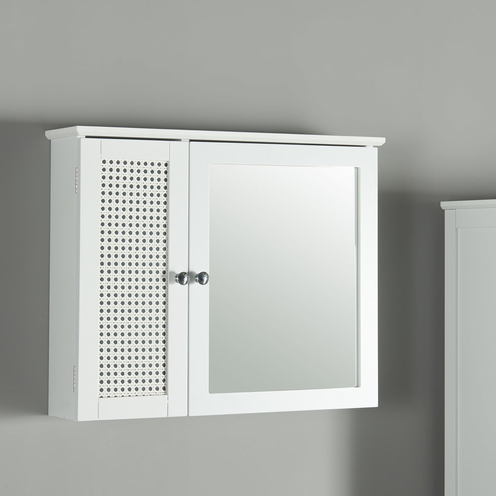 Spiegelschrank Karlsøy 50x60x15cm Wit [en.casa] - premiumXL