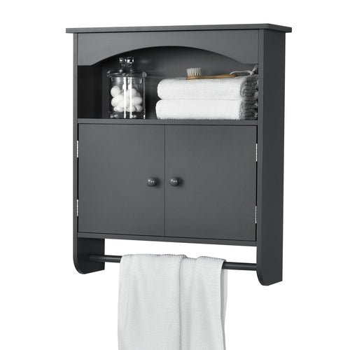 Badkamerkast Graz voor wandmontage met handdoekhouder 61,3x53x15,5 cm - 2 varianten