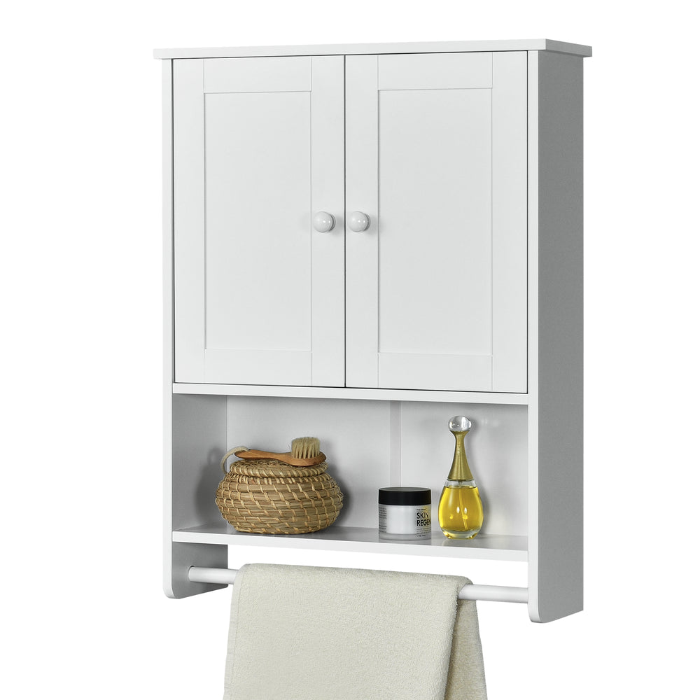 Armoire de salle de bain Steyr 65x49x15 cm avec porte-serviettes MDF différentes couleurs en.casa - premiumXL