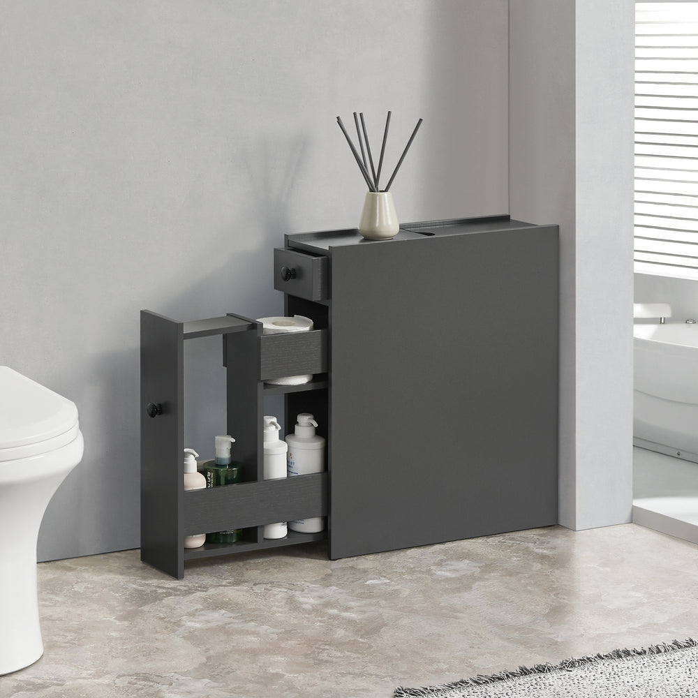 Armoire de salle de bain Kihniö 58x16x48cm en différentes couleurs [en.casa] - premiumXL