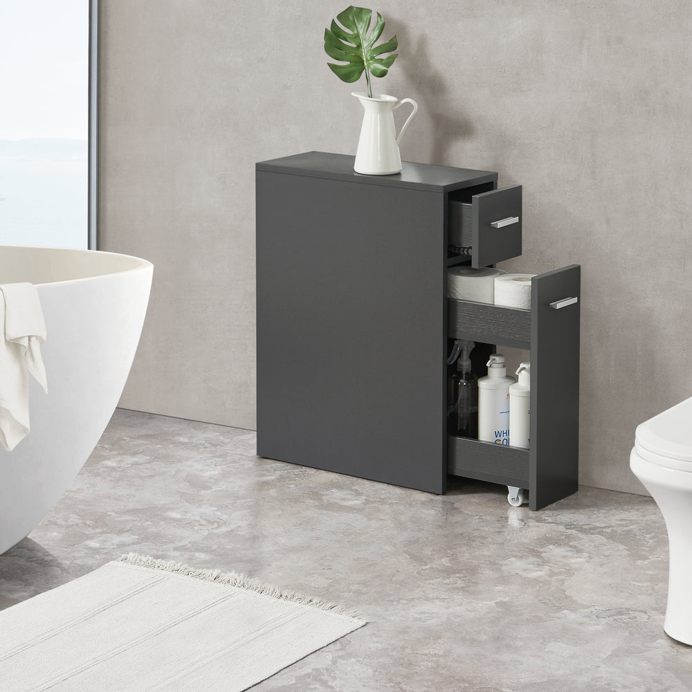 Armoire de salle de bain Kauhajoki 61x20x45cm en différentes couleurs [en.casa] - premiumXL
