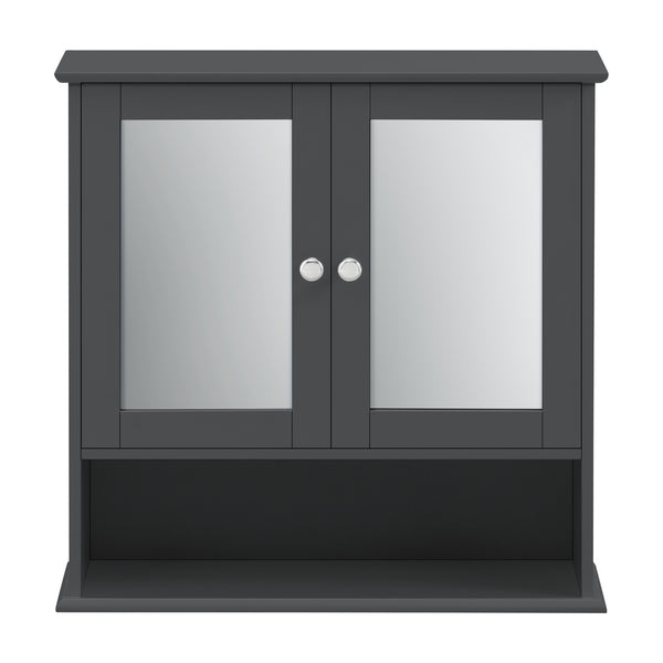 Placard Mural à Miroir Linz 58 x 56 x 13 cm [en.casa]