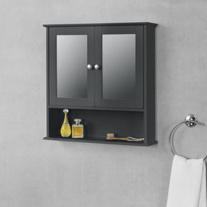 Placard Mural à Miroir Linz 58 x 56 x 13 cm [en.casa]