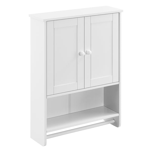 Placard Mural Steyr avec Porte-Serviettes à 2 Portes 65 x 48,7 x 14,5 cm [en.casa]