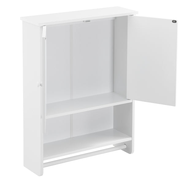 Placard Mural Steyr avec Porte-Serviettes à 2 Portes 65 x 48,7 x 14,5 cm [en.casa]