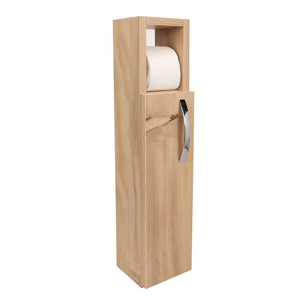 Armoire de salle de bain Årjäng avec distributeur de papier toilette panneau de particules 65 x 15 x 12 cm [en.casa]