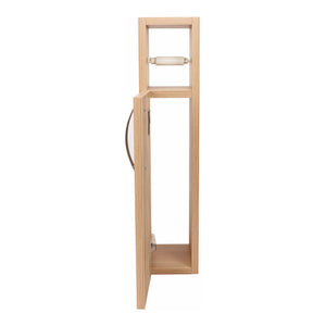 Armoire de salle de bain Årjäng avec distributeur de papier toilette panneau de particules 65 x 15 x 12 cm [en.casa]