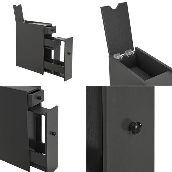 Meuble bas de salle de bain Kihniö à 2 tiroirs [en.casa]