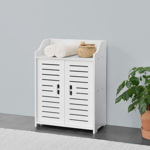 Meuble de Salle de Bain Trosa à 2 Portes 62 x 45 x 25 cm [en.casa]