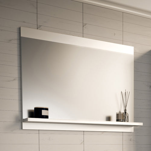 Badkamerspiegel Krildihana met plank 50x60x12 cm [en.casa]