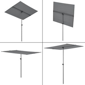 [pro.tec] Parasol 360° Carsoli 120-200x180x130 cm - 2 varianten