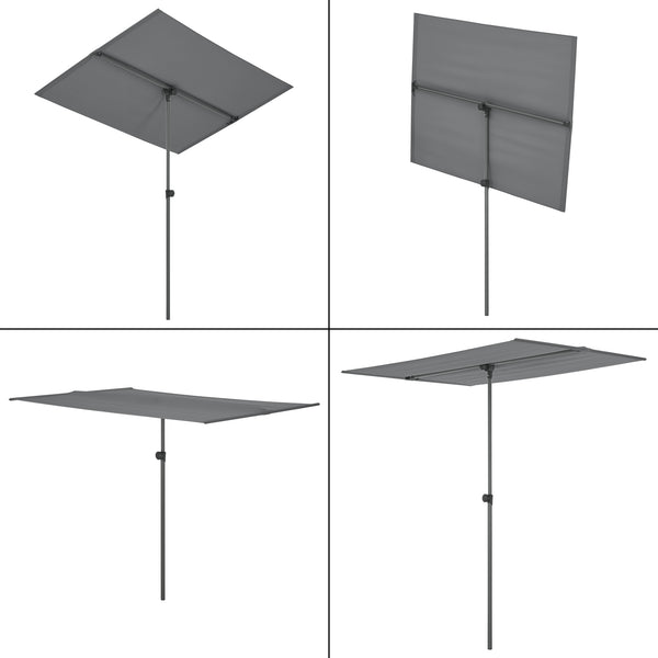 [pro.tec] Parasol 360° Carsoli 120-200x180x130 cm - 2 varianten