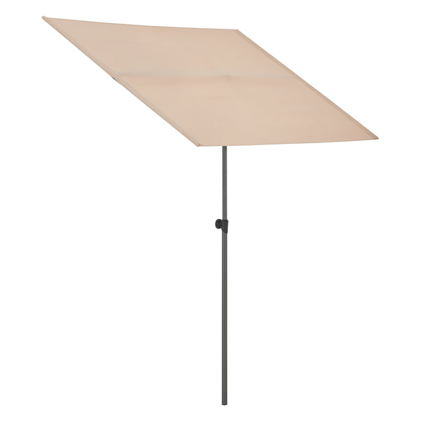 Parasol Carsoli inclinable à 360° rectangulaire 180 x 130 cm [pro.tec]