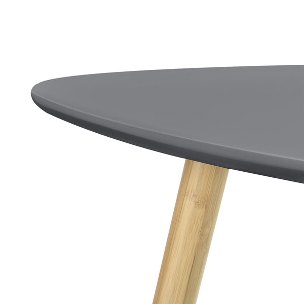 Lot de 2 Tables Basses Gigognes Levanger MDF Bambou [en.casa]