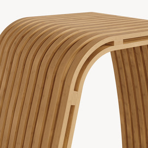 Tabouret en bambou Jysa [en.casa]
