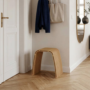 Tabouret en bambou Jysa [en.casa]
