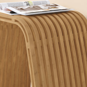 Tabouret en bambou Jysa [en.casa]