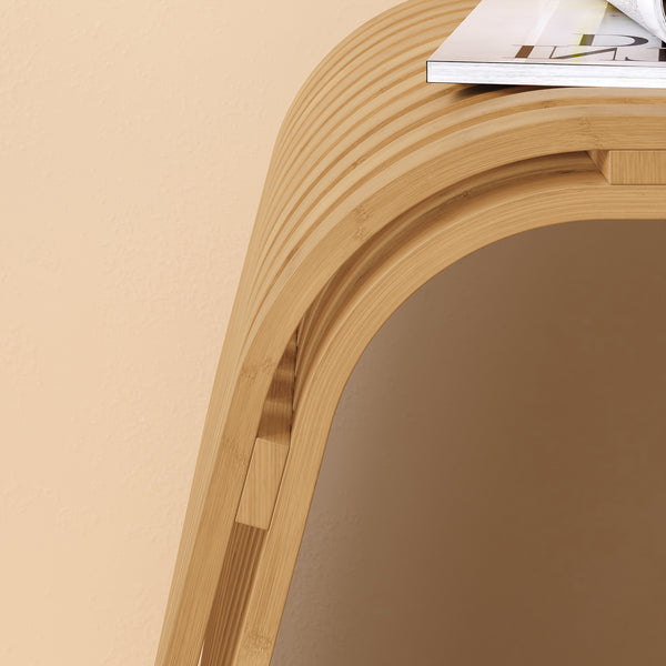 Tabouret en bambou Jysa [en.casa]