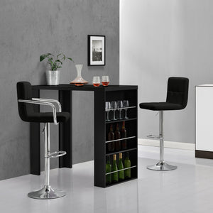 Table de Bar Bonn 3 Étagères 117 x 57 x 107 cm Plusieurs couleurs [en.casa]
